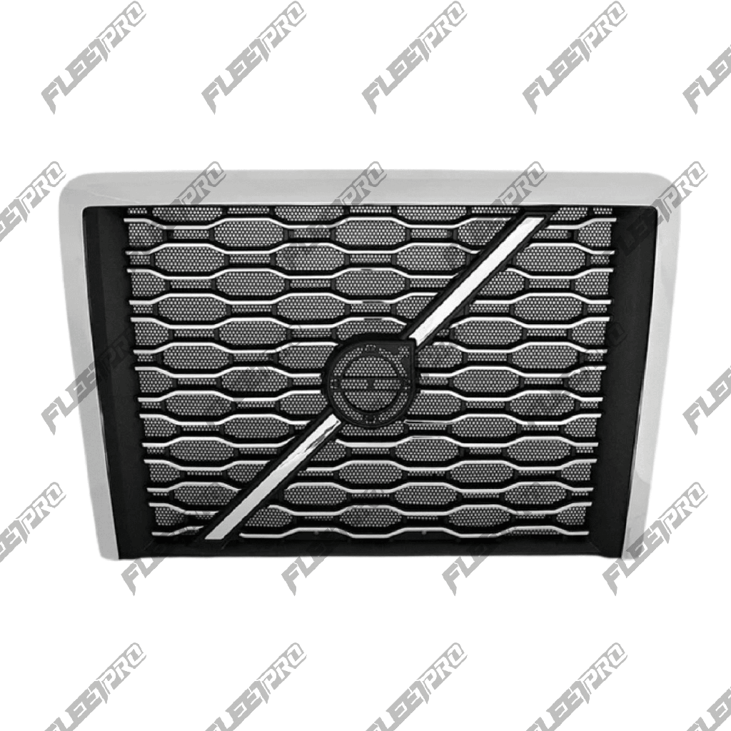 [F-3324] Grille with Bug Screen & Strip, No Emblem, Volvo VNL 2018-2024