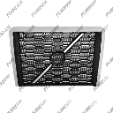 Grille with Bug Screen & Strip, No Emblem, Volvo VNL 2018-2024