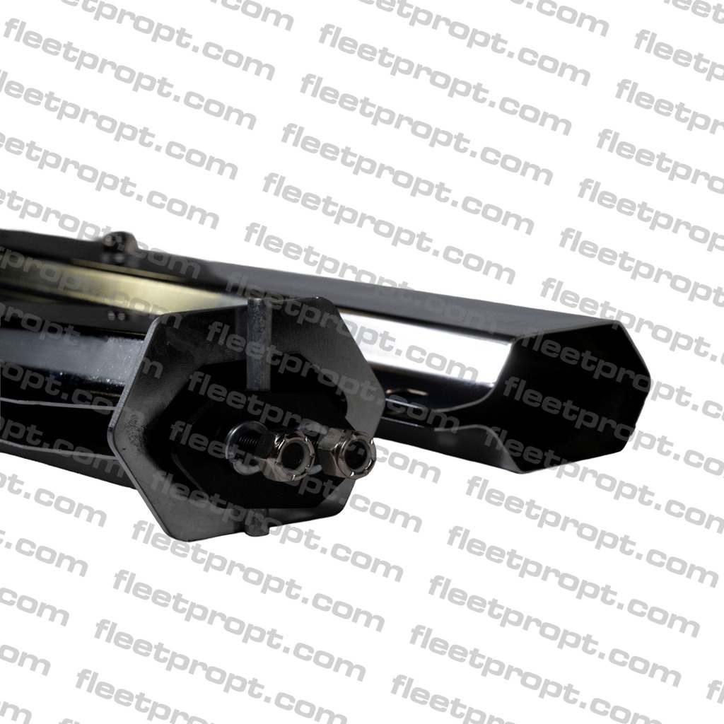 [F-237] Mud Flap Hanger Pair 30in Straight, 1-1/8in Spacing