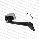 Hood Mirror RH Chrome/Black, Heated, Cascadia 2018-2026