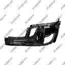 LH Corner Bumper Reinforcement with Holes, Black, 2018+, Freightliner New Cascadia (better quality)
