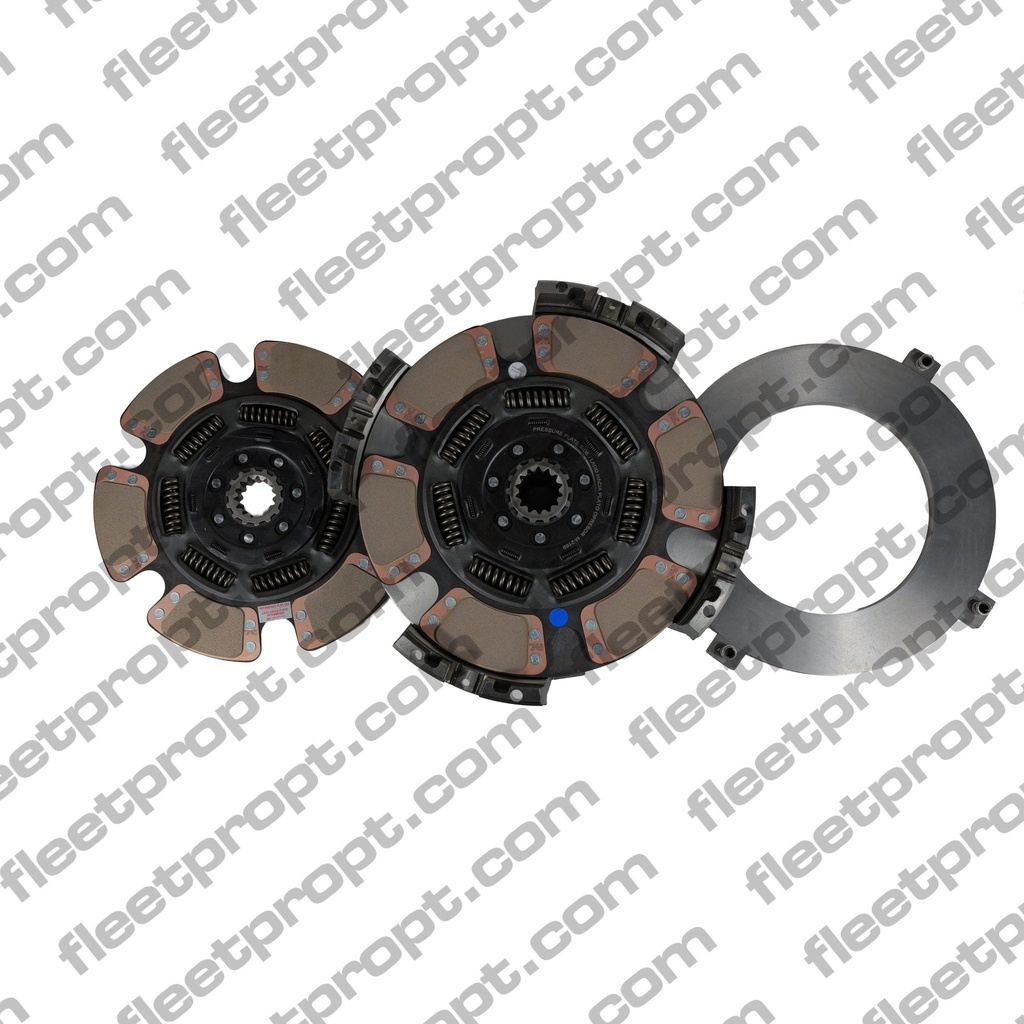 [NMU702-347-8-AF] MaxShift Clutch Set 15.5in Dual Plate 14-Spline, UltraShift PLUS ECA