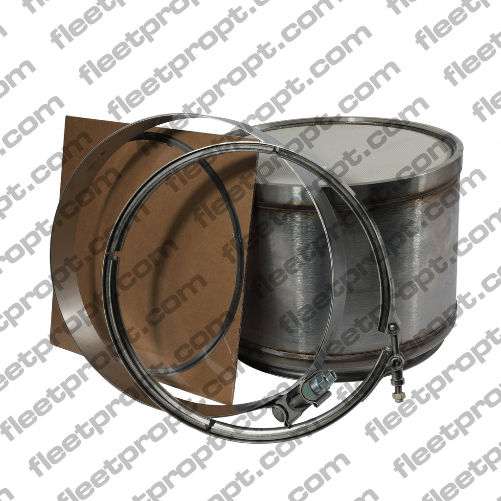 [FDQ0919-C] DPF Filter Kit, Detroit GHG21, with Clamps & Gaskets