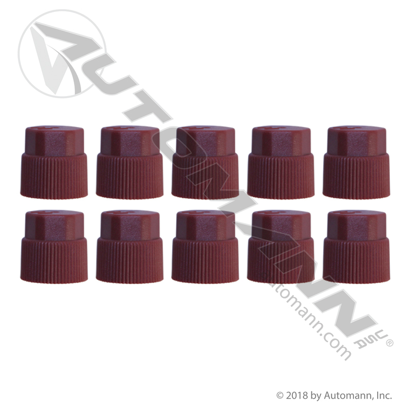 [830.52402-10] A/C Port Cap 16mm Red 10pk