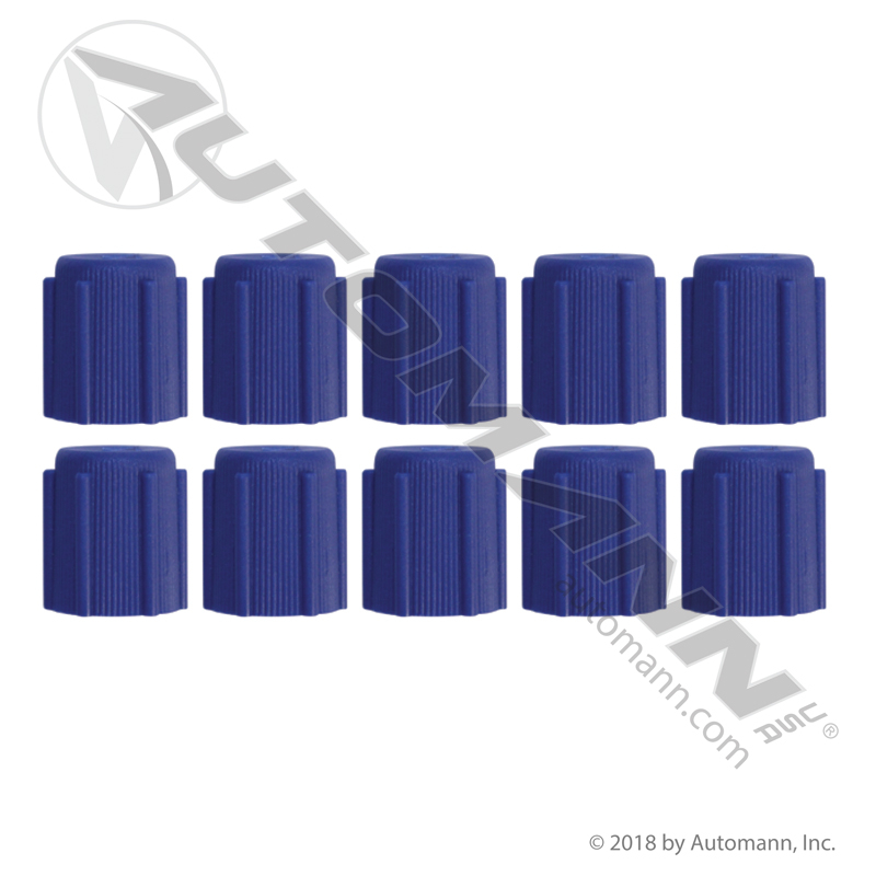 [830.52401-10] A/C Port Cap 13mm Blue 10pk