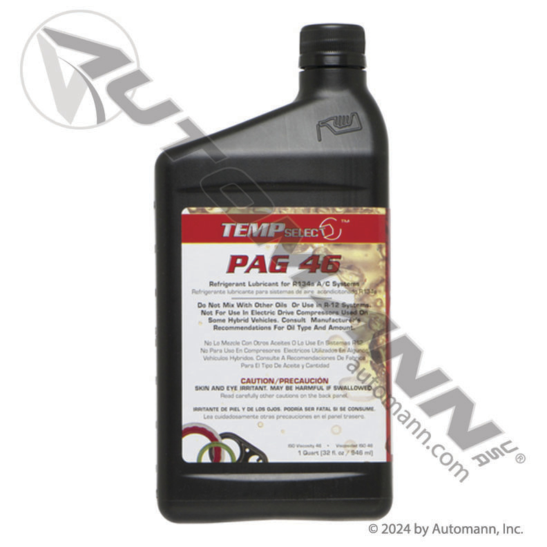 Everco PAG 46 Compressor Oil 32oz, No Dye