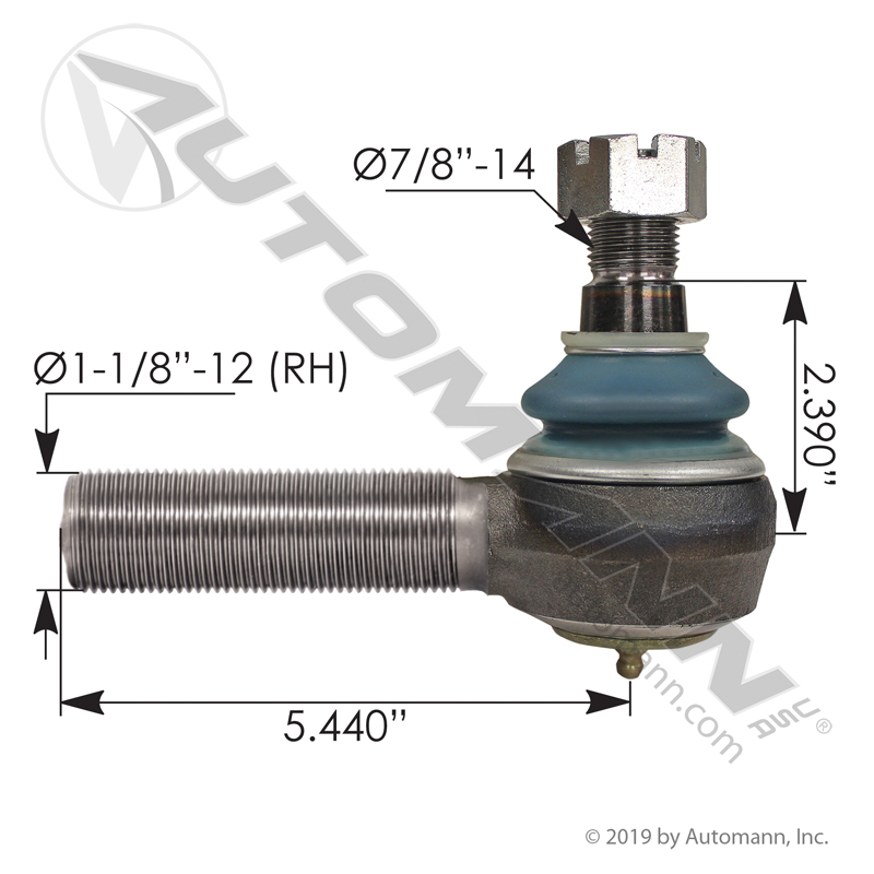 Tie Rod End RH Ford F650/F750 Ultra Steer 14K