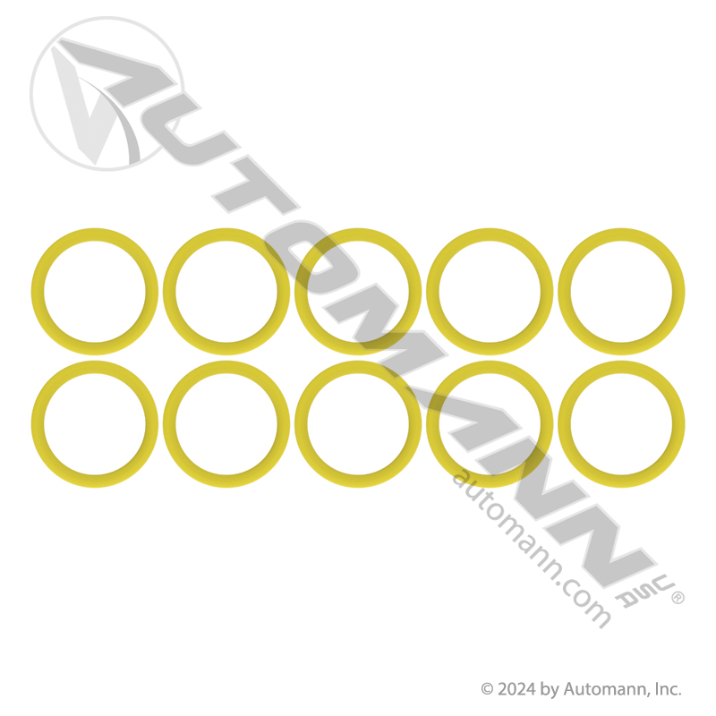 A/C O-Ring Discharge, IHC/Sanden WG Head, Yellow 10pk
