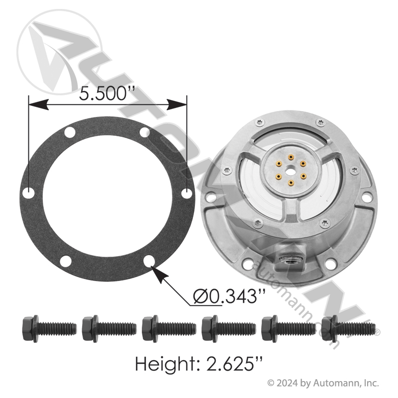 [180.CR1846] PSI/MTIS Hub Cap Trailer Oil Fill, TN/TQ/HN Spindle