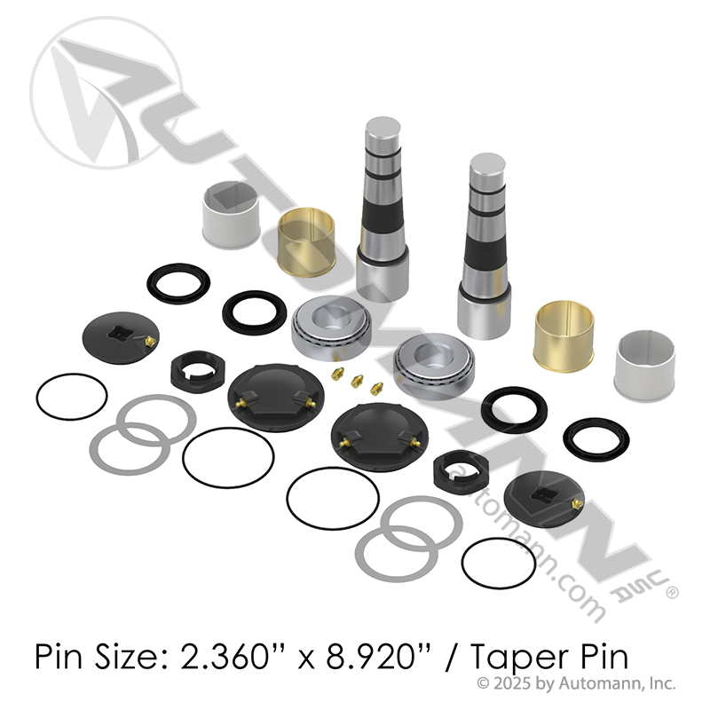 King Pin Kit Mack FXL12-FXL23M / Volvo FM, Bronze-Nylon Bushings