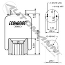 Econoride Air Spring 5479 Kenworth/Peterbilt (Firestone 5479)