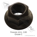 Flanged Lock Nut M16-2.0