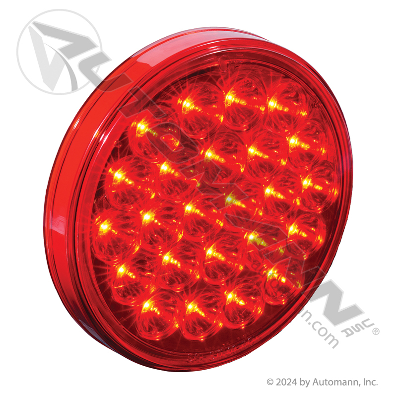 [571.LD40R24] S/T/T Light LED 4in Red 24-Diode