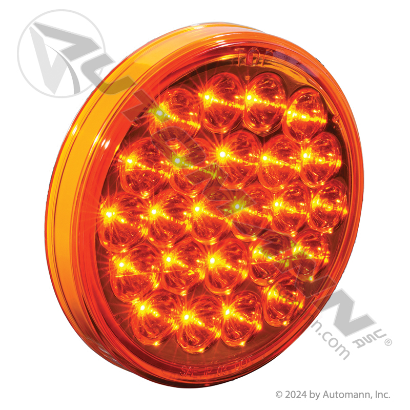 [571.LD40A24] F/P/T Light LED 4in Amber 24-Diode with Reflector