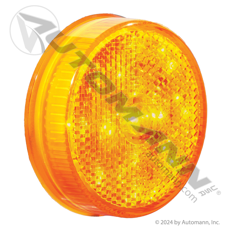 [571.LD11A7] Marker Light Reflex LED 2-1/2in Round Amber 7-Diode
