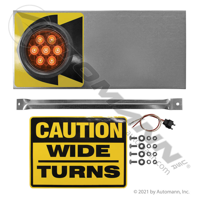 [571.LD46A7WT] Wide-Angle Turn Signal LED Amber (Peterson 818WTA)