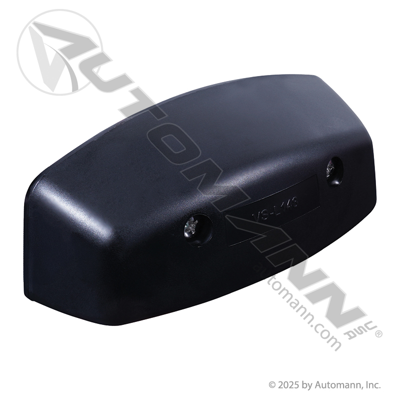 License Light LED Oblong 1.5 x 5in, Black, 2-Stud