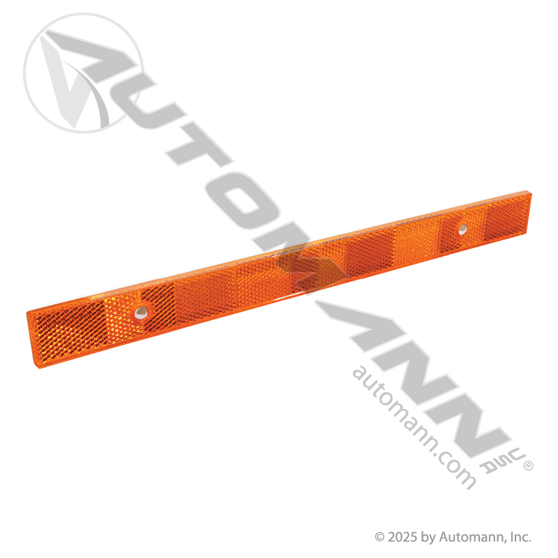 Reflector Amber Rectangular Quick-Mount