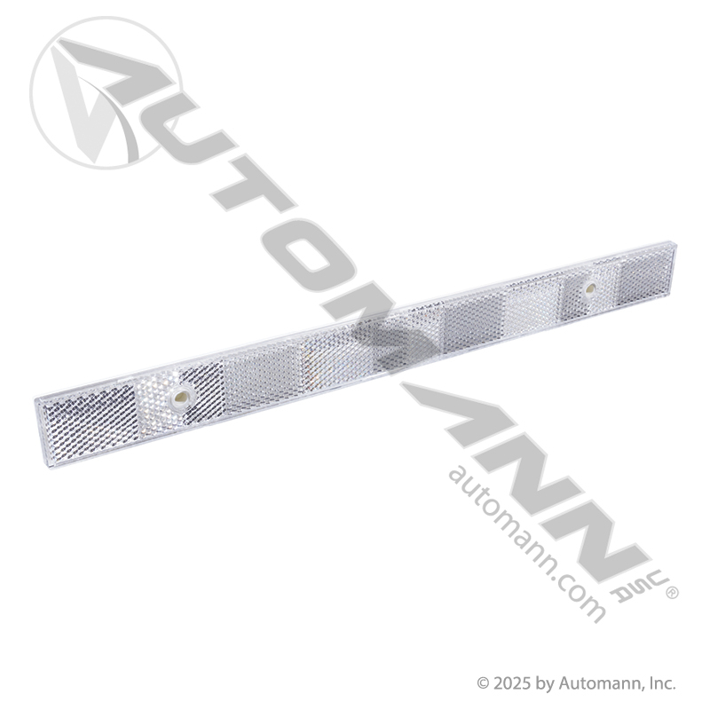 [571.RF2X12QMW] Reflector White Rectangular Quick-Mount