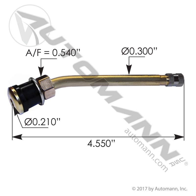 [170.TR573FH] Valve Stem 4.550in Angled (TR573FH)