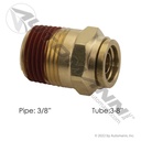 Brass PLC Male Connector 3/8 X 3/8 in.