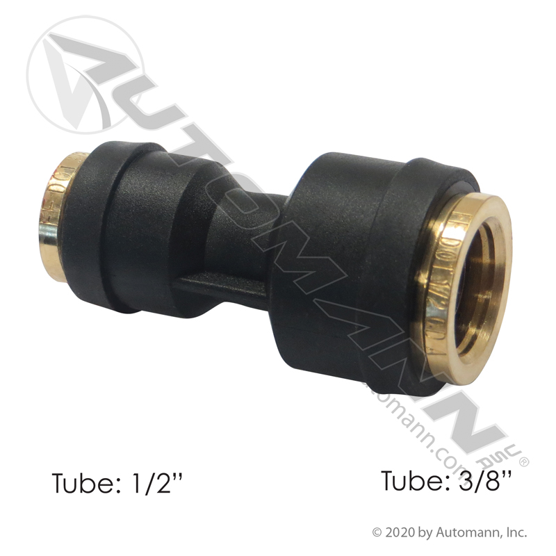 [177.12C6286] PLC Union Connector DOT 1/2in X 3/8in