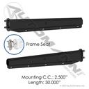 Spring-Loaded Mud Flap Hanger Tapered Black (Betts B7)