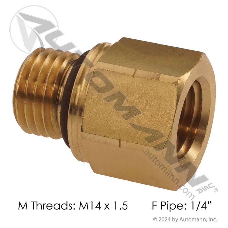 Adapter M14x1.5 Male x 1/4in NPT Female