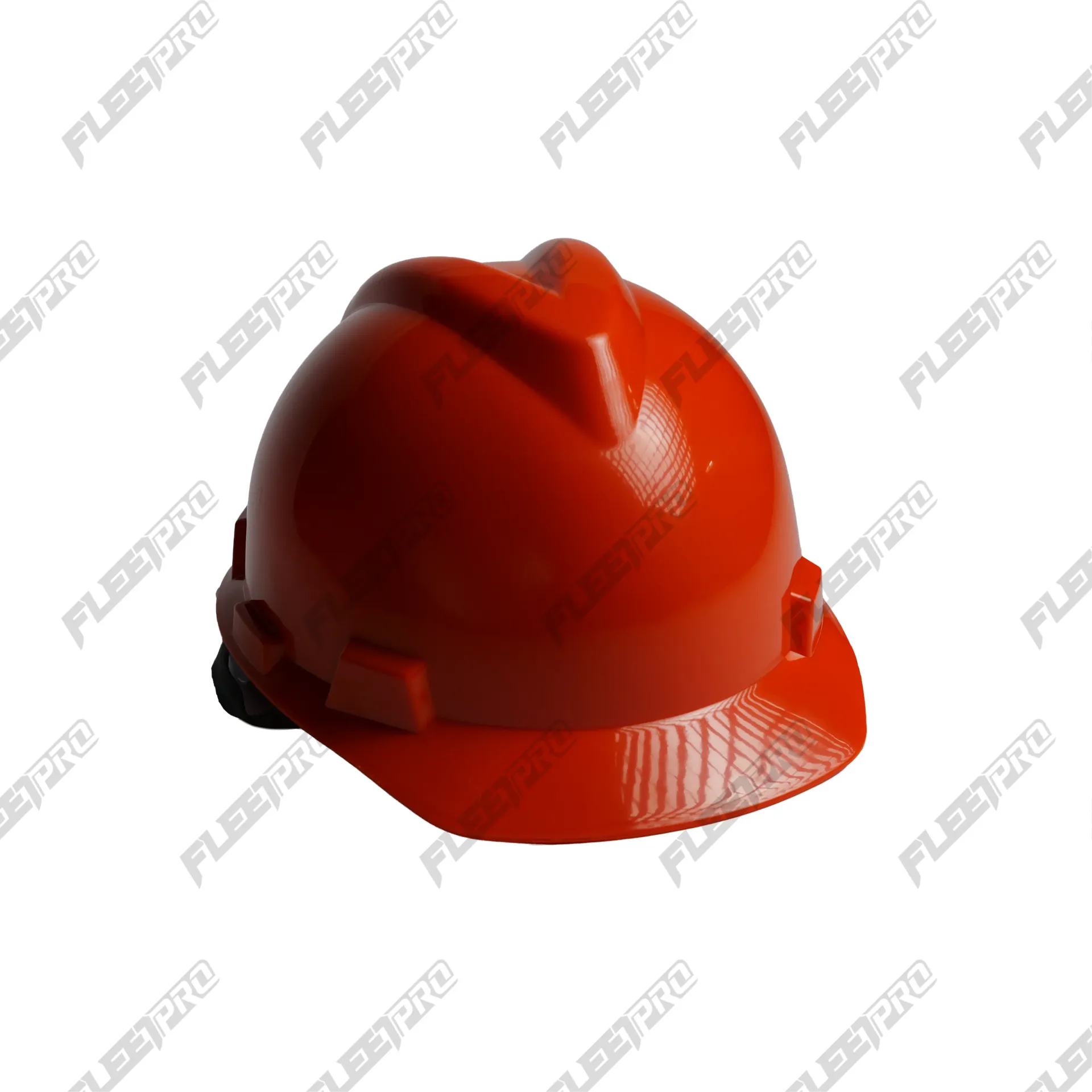 [FPT110] FleetPro Vented Hard Hat, 6-Pt Ratchet, Safety Orange ANSI Helmet