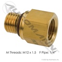 Adapter M12x1.5 Male x 1/4in NPT Female