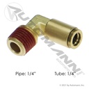 Brass PLC Male Elbow 1/4 X 1/4in