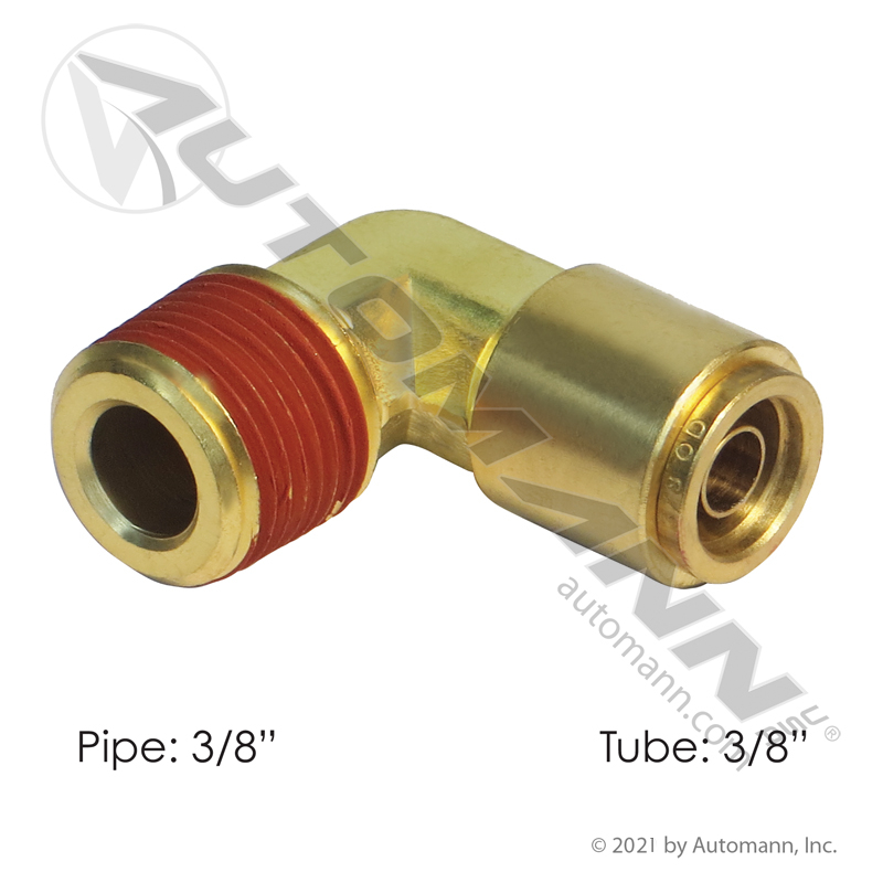 Brass PLC Male Elbow 3/8 X 3/8in