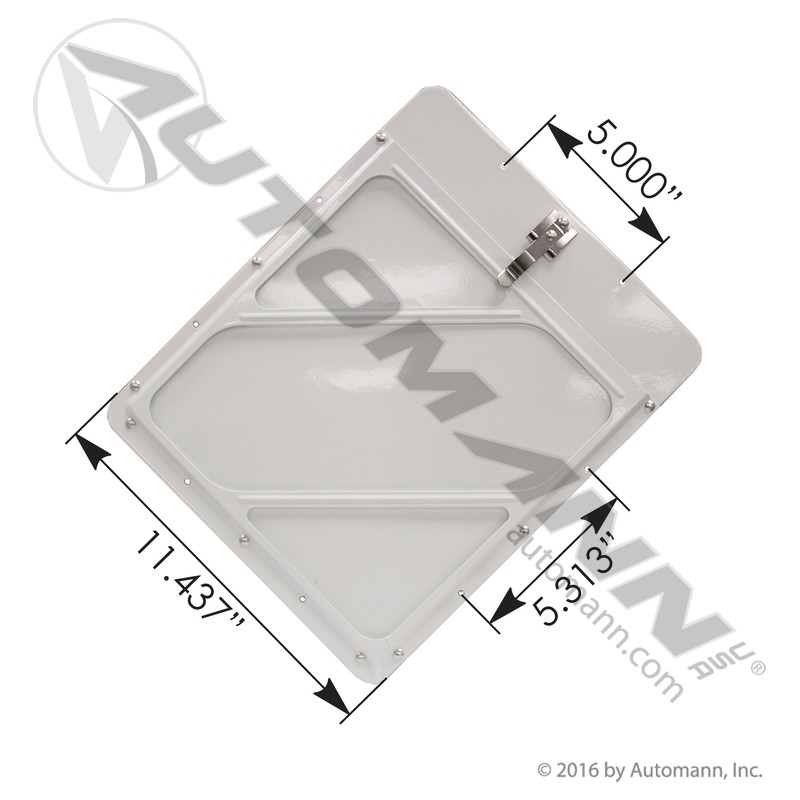 [573.1002] Placard Holder, Aluminum, White Plated (80SMW)