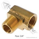 Brass Street Elbow 90 Deg, 3/8" NPT (3400X6)