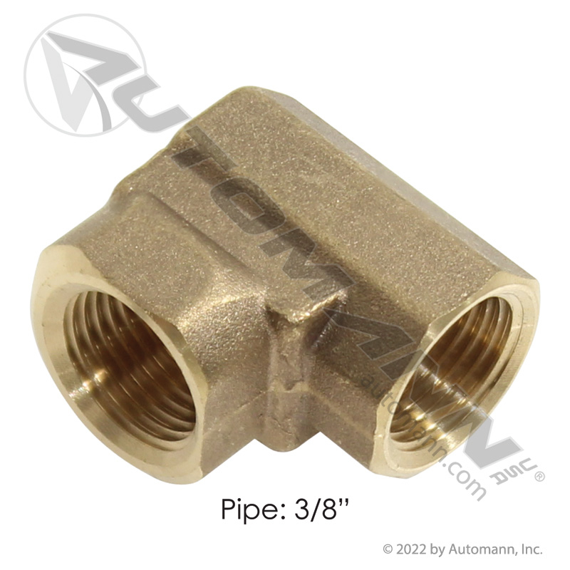 [177.9100C] Brass Female Elbow 90 Deg, 3/8" NPT (3500X6)