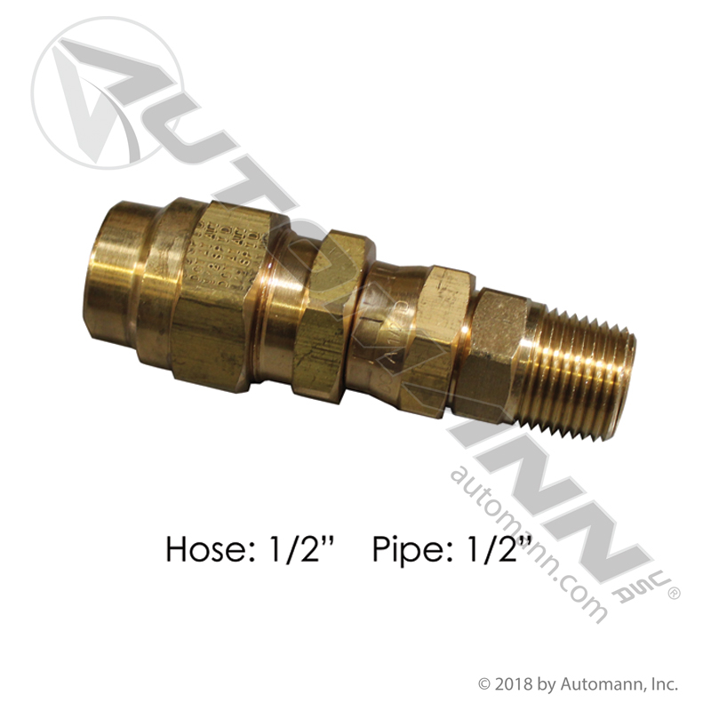 [177.16948D] Swivel Air Brake Hose Coupling 1/2" ID x 1/2" NPT