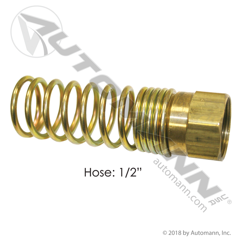 [177.16918] Coupling Nut with Spring 1/2"