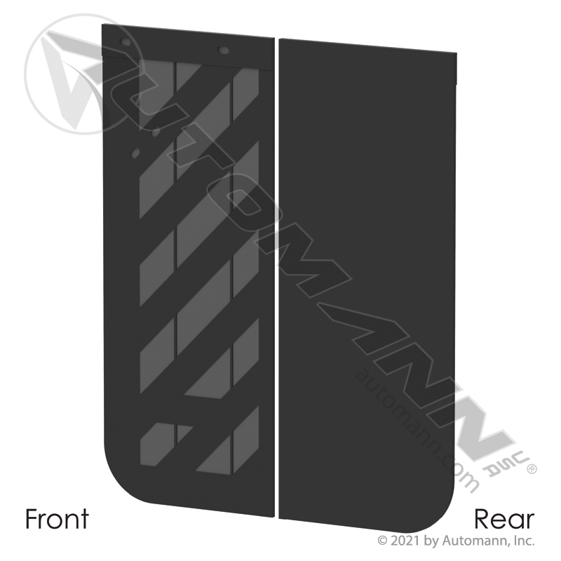 [562.102430] Mud Flap, Rubber Chevron Style 24 x 30 x 3/16" (302430)