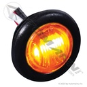 Marker Light LED Dual Function Amber 3/4" Round, 3-Wire (36203Y)