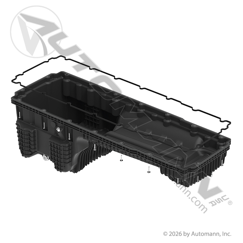 [802.233413] Oil Pan, Detroit Diesel DD15 GHG21, Thermoplastic (A4730103413)