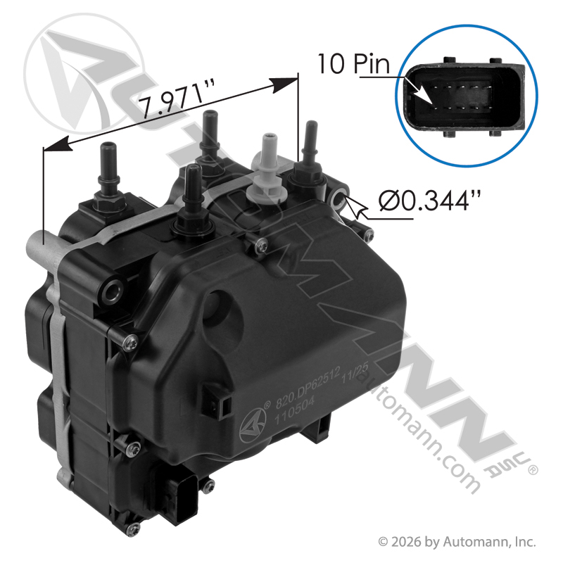 [820.DP62512] Urea Dosing Pump 2.5 Module, Volvo D11/D13/D16 & Mack MP7/MP8/MP10