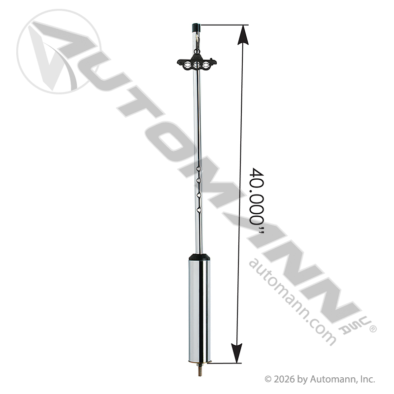 Pogo Stick - Bright Chrome 40in