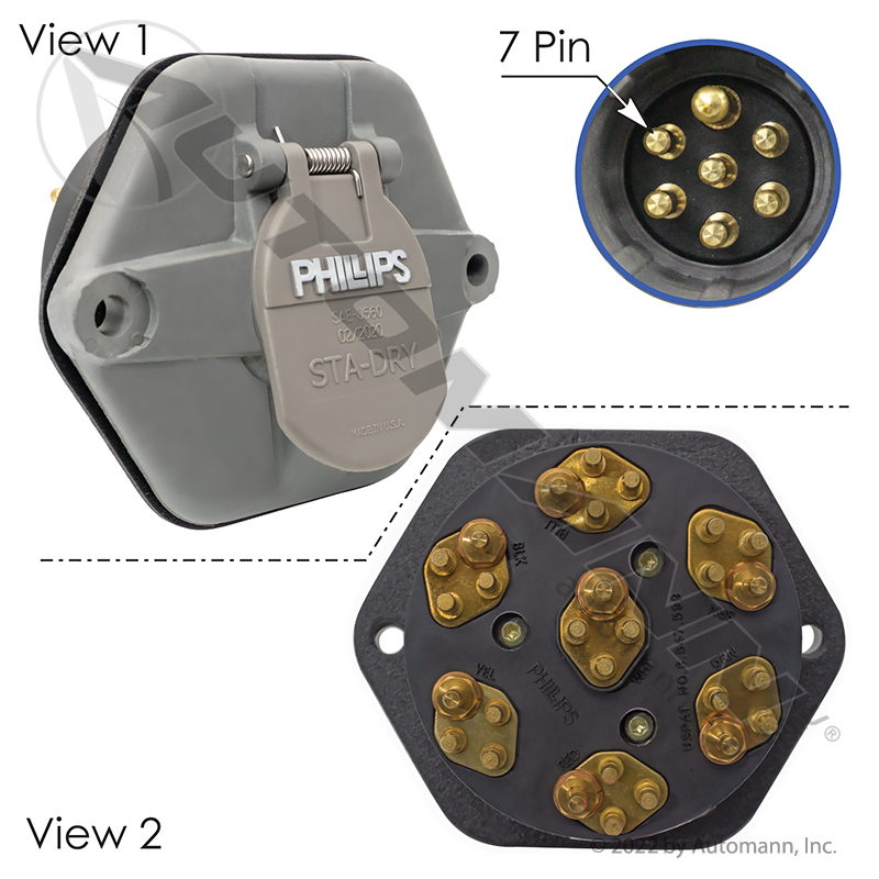 Socketbreaker 7-Way 28 Pin Rear STA-DRY