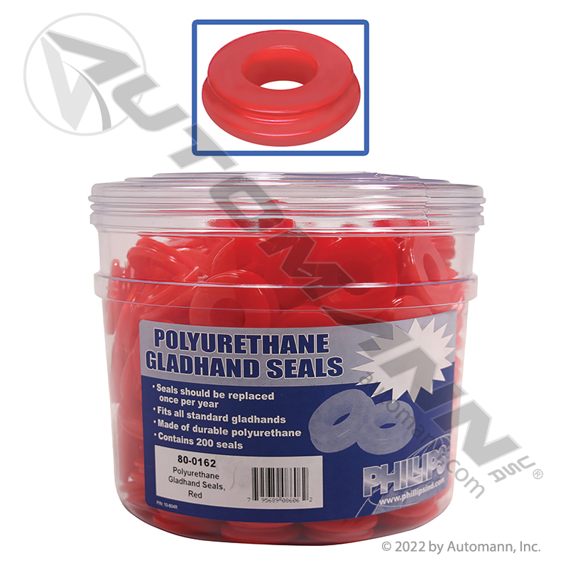 Gladhand Seal, Emergency (Red) Polyurethane