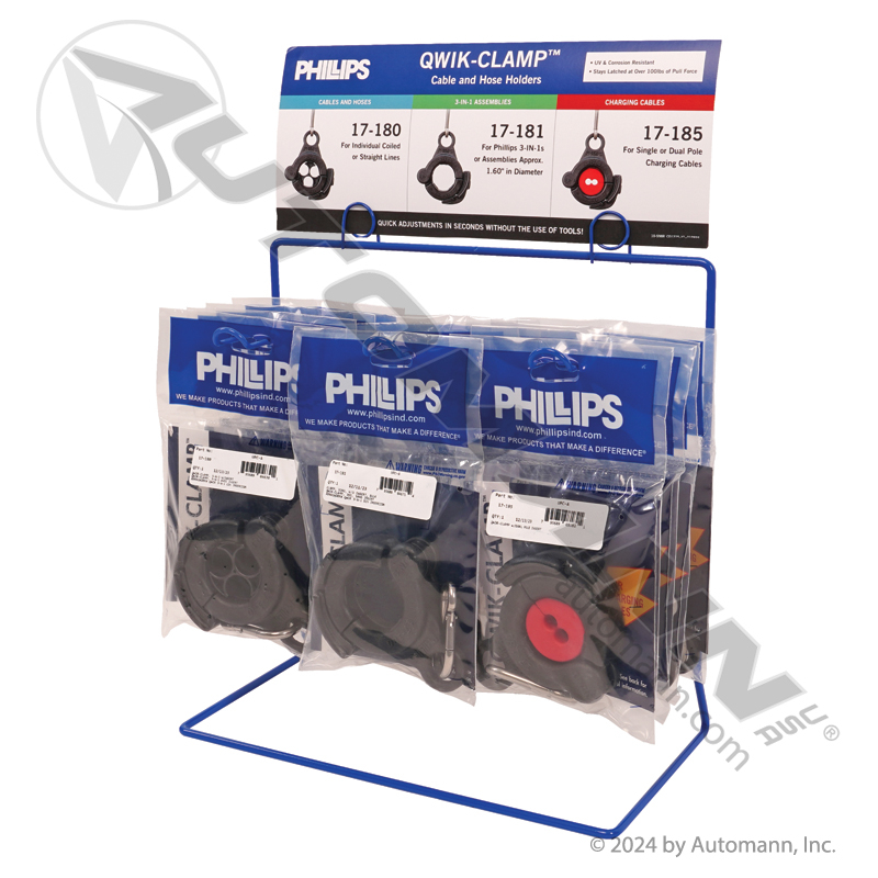 QWIK-CLAMP Countertop Display, 12 Clamps